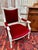 Red Louis XVI Armchairs, 1890s-1910s, Set of 2 For Sale - Image 8 of 11