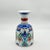 White Handmade Ceramic “Bell” Vase (20cm) – Blue Tulips & Red Neck Ring – Traditional Bell Form For Sale - Image 8 of 9