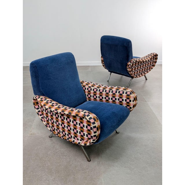 Mid-Century Modern Set of Lady Chairs by Marco Zanuso for Hermès Italia, 1950s For Sale - Image 3 of 14