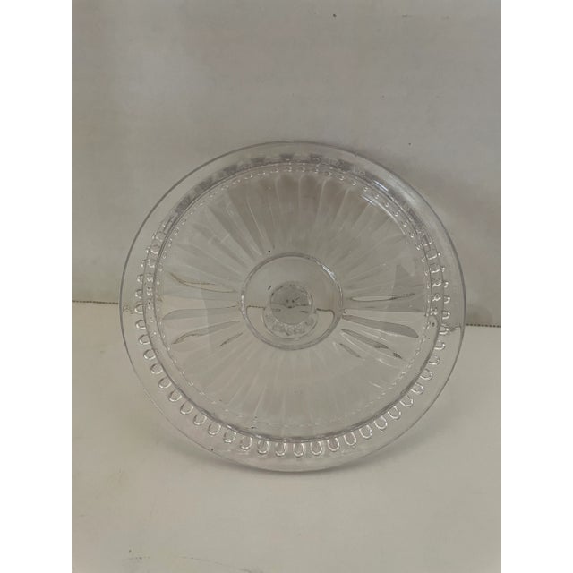 1930s Art Deco Rona Crystal Glass Lidded Biscuit/Cookie Jar Marked For Sale In Phoenix - Image 6 of 8