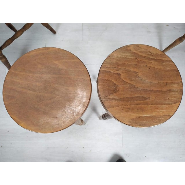Vintage Baumann Tacoma Chairs and Stools, 1970s, Set of 6 For Sale - Image 9 of 16