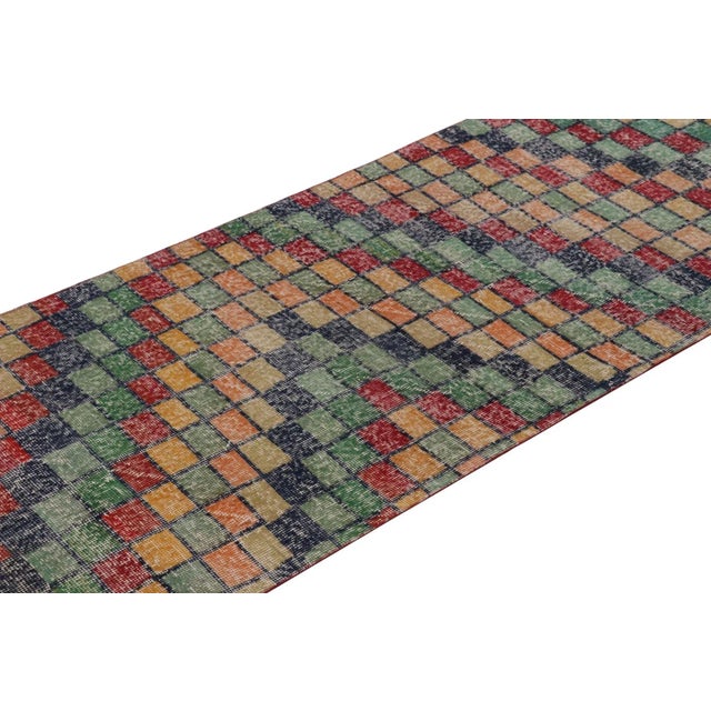 This 3x10 vintage runner rug is an exciting new addition to Rug & Kilim’s collection of mid-century Turkish rugs of unique...