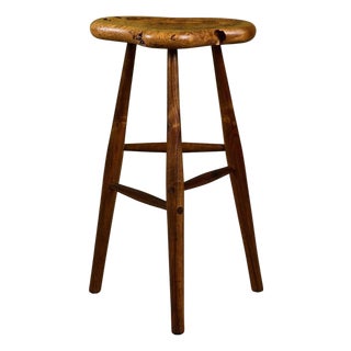 Michael Elkan Studio Craft Live Edge Stool For Sale