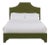 Kit King Bedframe, Olive Velvet For Sale