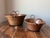 Early 20th Century Set of 2 - Antique Hammered Copper Kettle Pot, Jam Pot or Pan With Handles For Sale - Image 5 of 10