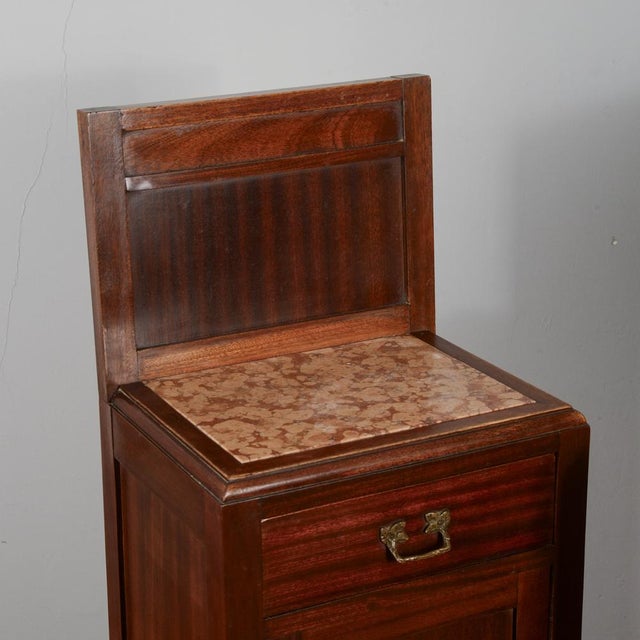 Mahogany Bedside Tables with Liberty Tops, Set of 2 For Sale - Image 17 of 18