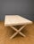 Large Industrial Wood Table with Air-Abrasive Finish, 1950s, in Good conditions. Designed 1950 to 1959