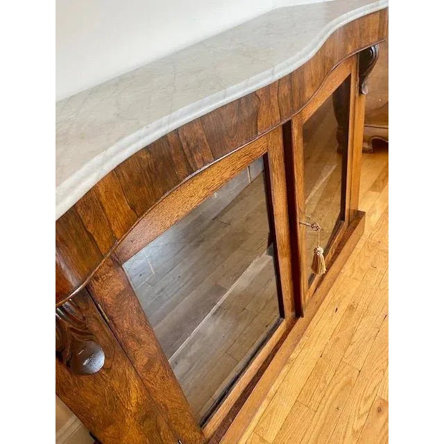 Antique French Sideboard With Marble Top Chairish