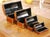 Wood Set of Four Vintage Hand-Painted Wooden Treasure Boxes With Maritime Scenes For Sale - Image 7 of 13