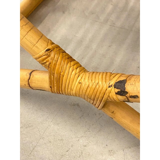 Vintage Bamboo Armchair, 1970s For Sale - Image 13 of 15