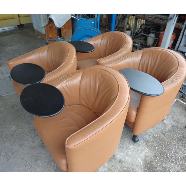 Brayton International Brayton Reception or Residential Lounge Chairs - A Pair For Sale - Image 4 of 7