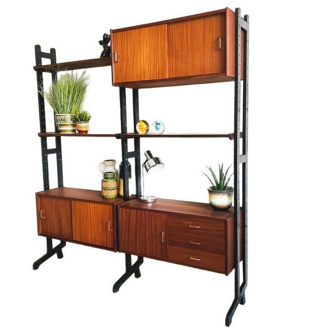Mid-Century Modern Wall Unit, 1960s For Sale - Image 4 of 15