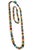 Artisan-Crafted Multicolor Tourmaline Necklace & Bracelet With Watermelon Tourmaline and Verdigris Patinated Copper For Sale In New York - Image 6 of 17