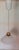 Vintage Ceiling Lamp with Matte Ribbed Glass Shade on Brass Bracket, 1970s For Sale - Image 4 of 7
