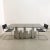 Beautiful vintage Mid-Century Modern Paul Evans “Cityscape” dining table in a polished gunmetal finish. The table is...