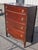 Vintage Mid 20th Century Federal Hepplewhite Style Mahogany Four Drawer Chest of Drawers For Sale - Image 10 of 10
