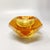 1960s Stunning Ochre ashtray or catchall in Murano sommerso glass by Flavio Poli for Seguso. Made in Italy The item is in...
