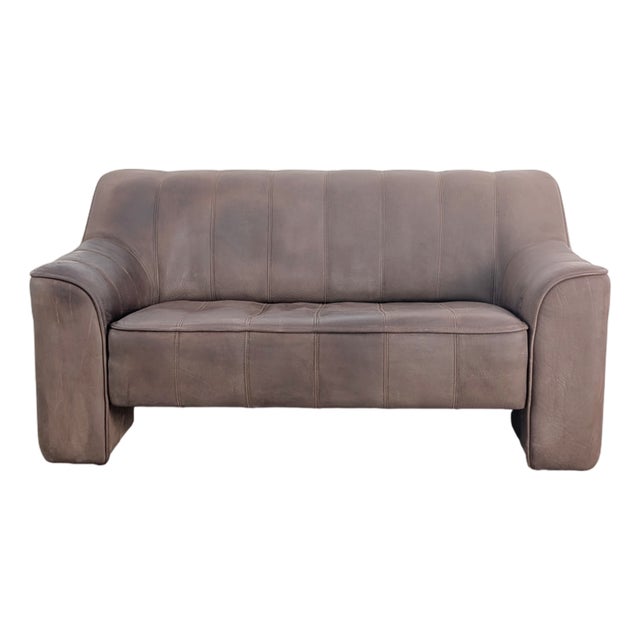 Vintage DS44 Two-Seater Sofa in Buffalo Leather from de Sede For Sale