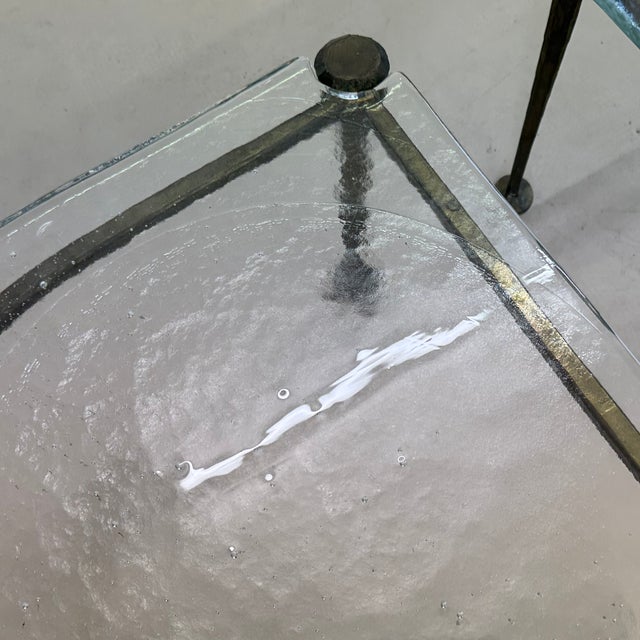 Wrought Bronze and Glass Coffee Tables by Lothar Klute, 1980, Set of 2 For Sale - Image 16 of 17