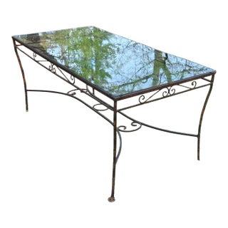 Salterini Wrought Iron Dining Table For Sale