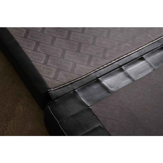 DS-85 Sofa Bed in Black Leather and Chrome from De Sede, Switzerland, 1960s For Sale - Image 12 of 13