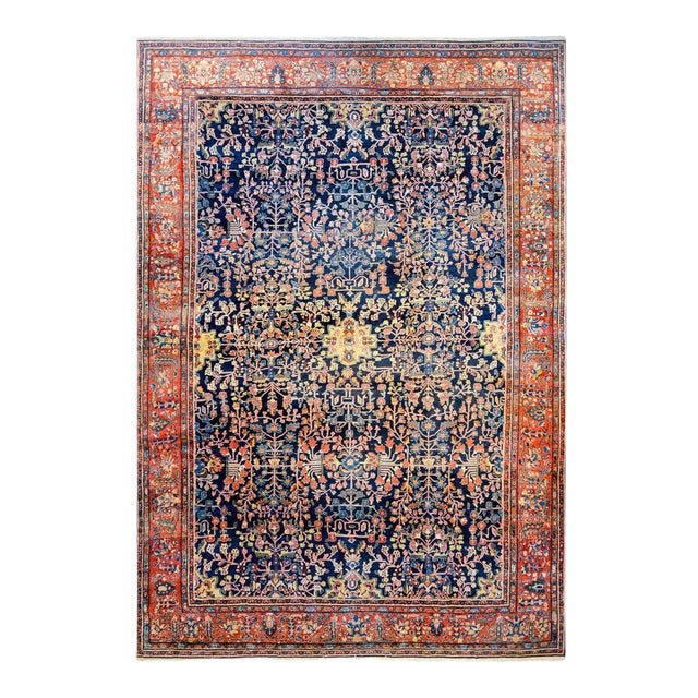 Late 19th Century Sarouk Farahan Rug For Sale