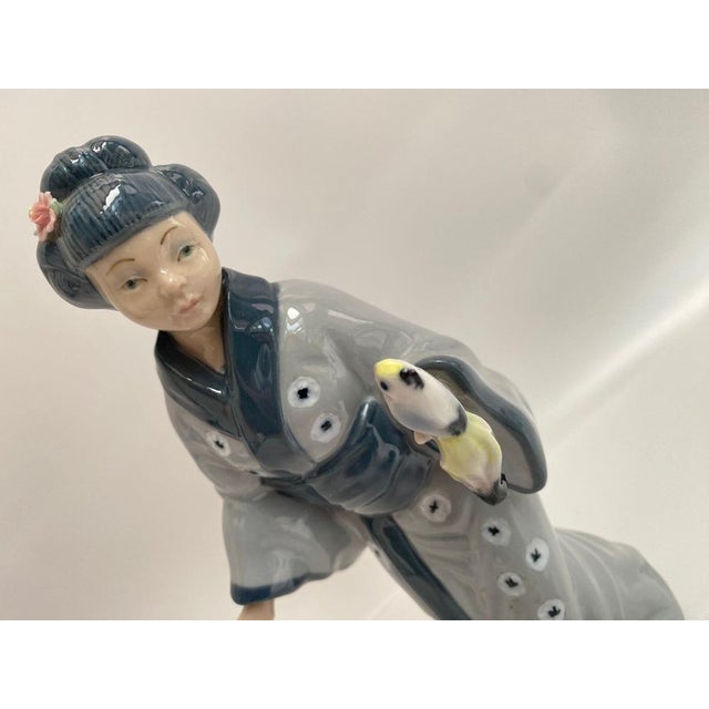 Vintage Porcelain Geisha from Casades, Spain, 1980s For Sale - Image 6 of 8