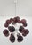 Italian 21st Century Nova Polished Nickel Amethyst Bubbles Murano Sputnik Chandelier by Fabio LTD For Sale - Image 3 of 5