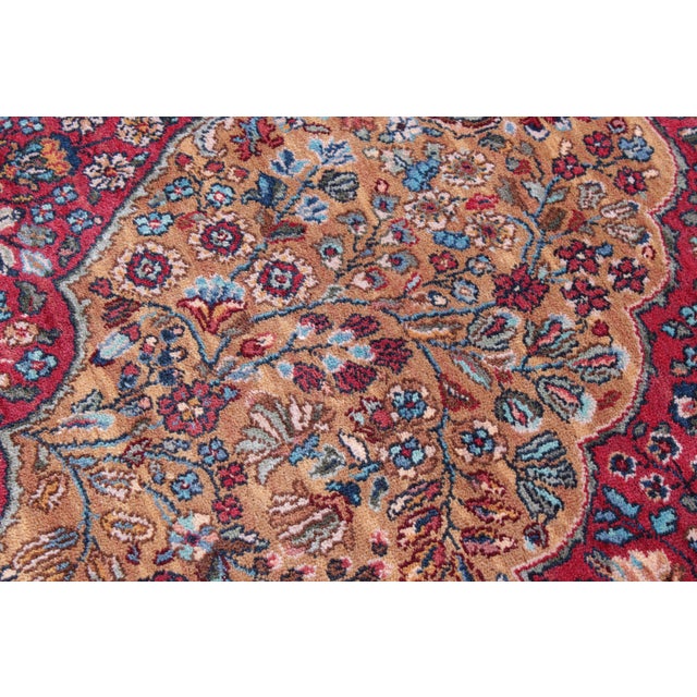 Red Karastan Medallion Multicolor Approx. 8’8” X 12’ Wool Rug For Sale - Image 8 of 16