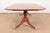 Henkel Harris Style Georgian Solid Cherry Wood Double Pedestal Extension Dining Table, Newly Refinished For Sale - Image 12 of 13