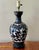 Black Mid 20th Century Cizhou Vase Lamp on Wooden Stand For Sale - Image 8 of 8