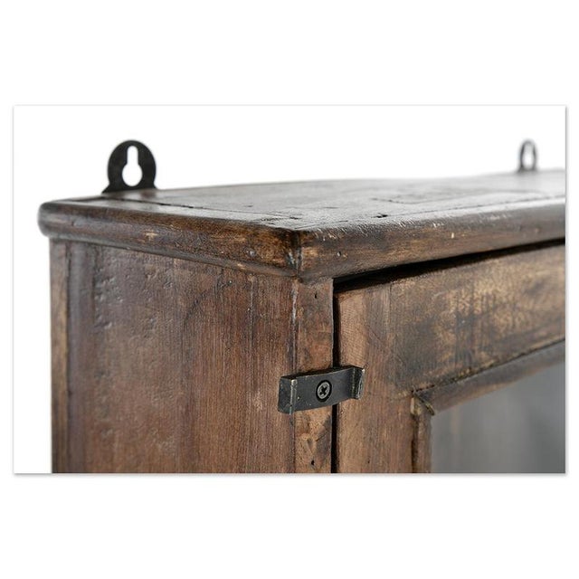 Wooden Wall Display Case For Sale - Image 4 of 6