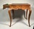 Michael Taylor Vintage Italian Patchwork Olive Burlwood Louis XV Style End Table With 1 Drawer For Sale - Image 4 of 12