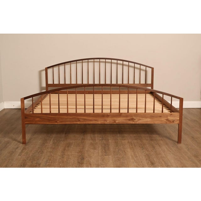 Chilton Burnett Spindle Walnut King Bed For Sale - Image 15 of 16