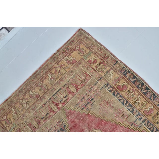 1960s Vintage Handknotted Bohemian Carpet For Sale - Image 5 of 10