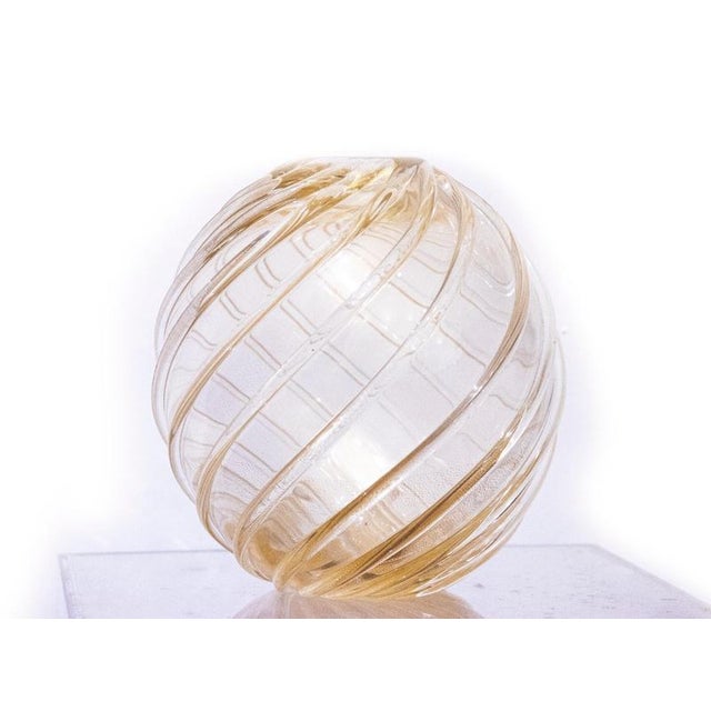 Murano Glass Vases in the style of Archimede Seguso, Italy, 1950s, Set of 2 For Sale - Image 4 of 5