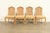 French Provincial John Stuart French Provincial Louis XV Carved Oak and Cane Back Side Chairs or Dining Chairs | Set of Four For Sale - Image 3 of 14
