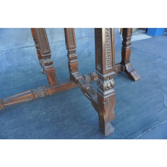 Early 20th Century Early 20th Century Attributed to Romweber Hand-Crafted Game Table For Sale - Image 5 of 9