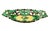 Vintage Majolica Oak Leaf and Acorn Reticulated Footed Centerpiece Bowl For Sale In West Palm - Image 6 of 12