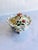 Hand Painted Vintage Italian Lidded Dish With Flowers For Sale - Image 10 of 11