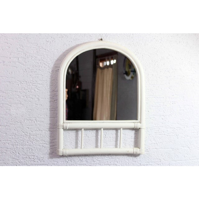 Tiki Bar Style Rattan Mirror, 1970 For Sale - Image 12 of 12