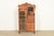 A gorgeous antique Victorian side-by-side drop front secretary desk and bookcase or display cabinet In the manner of R.J....