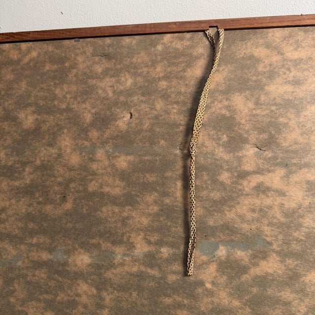 Japanese Hand-Painted Tiger Yoko-Gaku Wall Panel, 1950s For Sale - Image 11 of 13