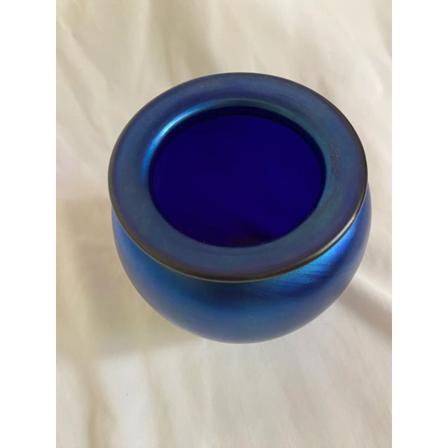 1980s Hand Blown Art Glass by Orient & Flume For Sale - Image 6 of 9