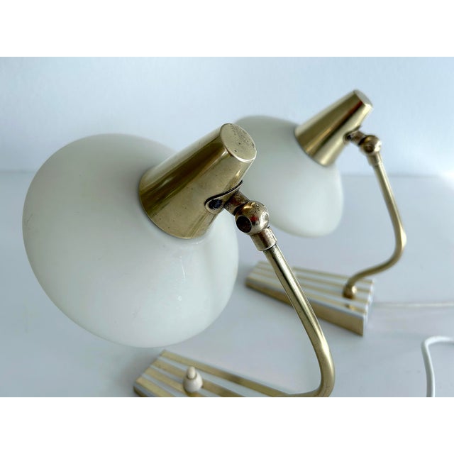Vintage Bedside Table Lamps, 1950s, Set of 2 For Sale - Image 15 of 18