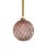 Lend a modern carnival sparkle to your Christmas tree with this stylish diamond design cut glass ball. Each ornament...
