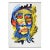 Late 20th Century Abstract Fauvist Portrait Painting For Sale