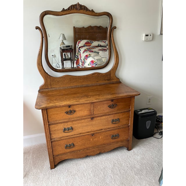 Vintage Dresser With Mirror Chairish