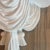Matte White Neoclassical Style Draped Swag Wall Bracket For Sale - Image 4 of 6