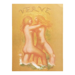 1987 After Aristride Maillol "Verve No. 5/6" Cover, Second Edition Full-Color Print For Sale